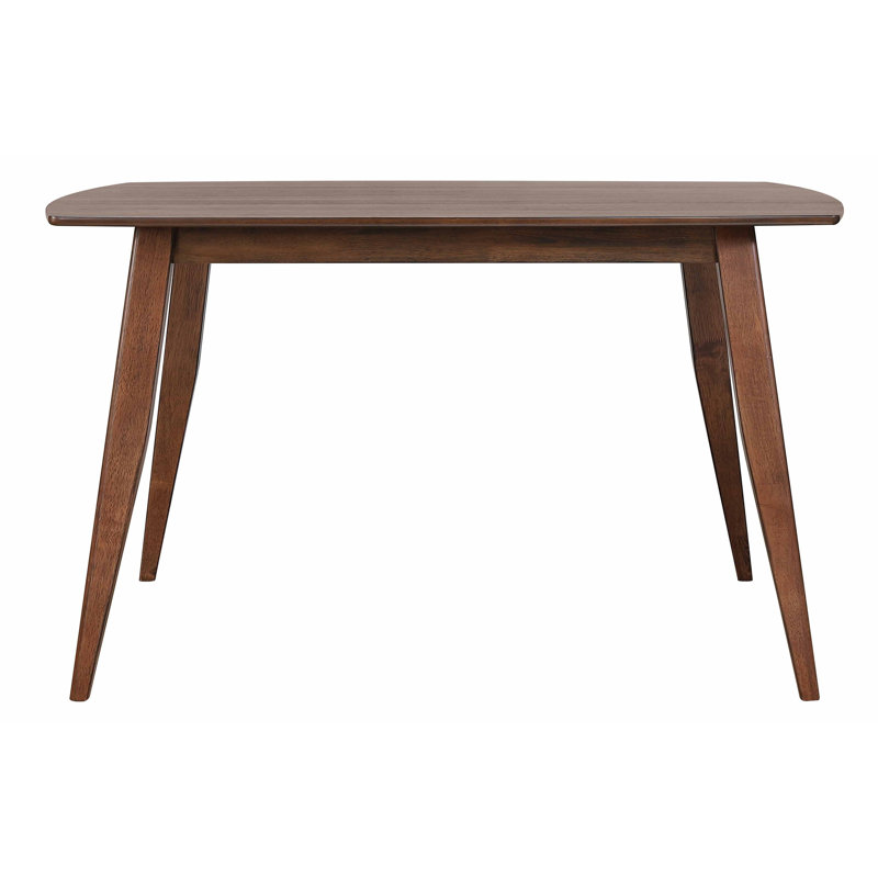 Phyllida Rectangular with Solid Wood Base Dining Table, 30" H x 60" L x 36" W