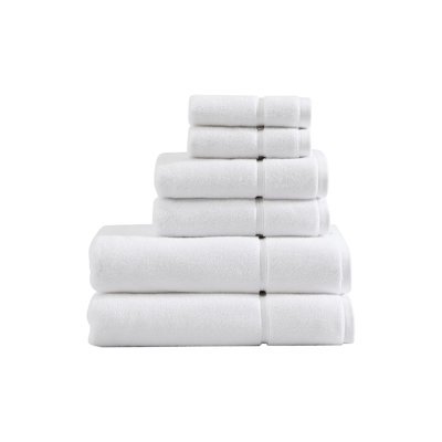 Lux 6 Piece 100% Cotton Towel Set