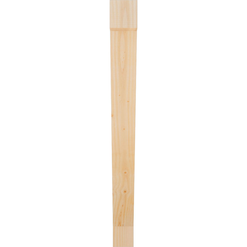 Support de bloc traditionnel, Douglas (lisse), H 42 po x l 4 po x P 42 po
