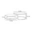 Tables basses rondes de style italien