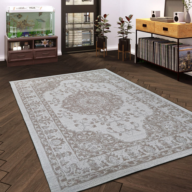 Cruce Oriental Cotton Hand Woven Area Rug