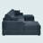 3 - Piece Double-Chaise Sectional-192431737