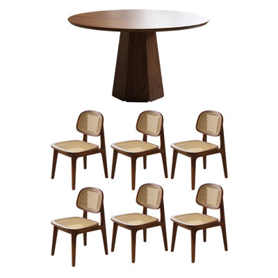 Creative solid wood table set