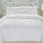 Ensemble d'édredon de 3 pièces en microfibre à nervures Swift Home - couleurs unies et motifs rayés - toutes saisons, durable, facile d'entretien-156299573-156299572