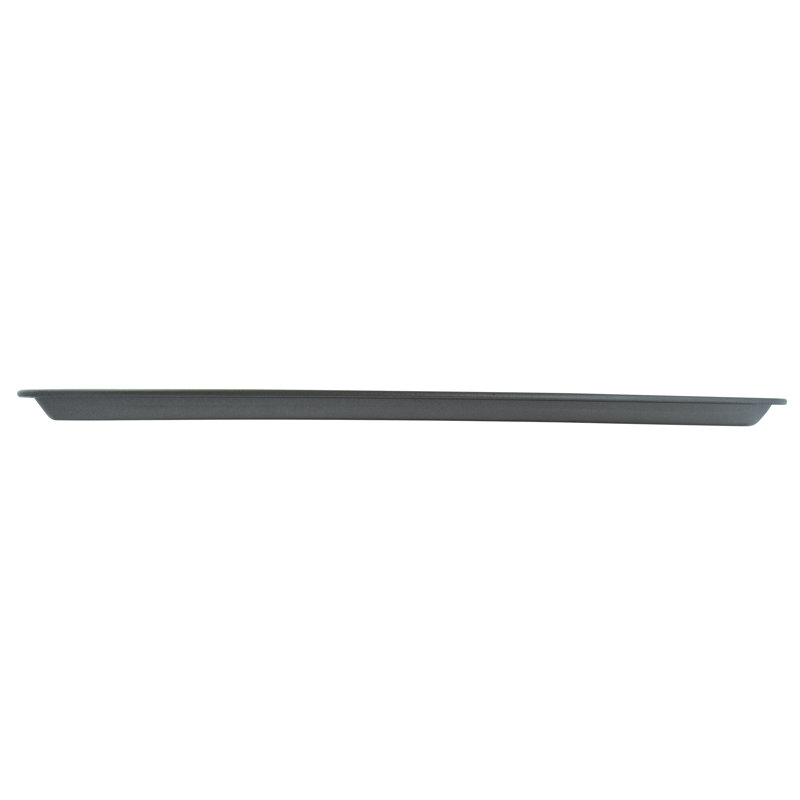 Ash Gray Non-Stick Metal Cookie Sheet with Geometric Design