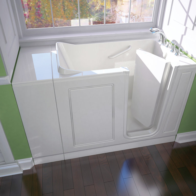 48'' x 28'' Walk-in Bathtub, White, Right