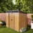 Durable 4X8Ft Resin Outdoor Storage Shed With Metal Foundation Frame, Padlock Sliding Doors,Weather-Resistant, Rust-Proof Garden Shed
