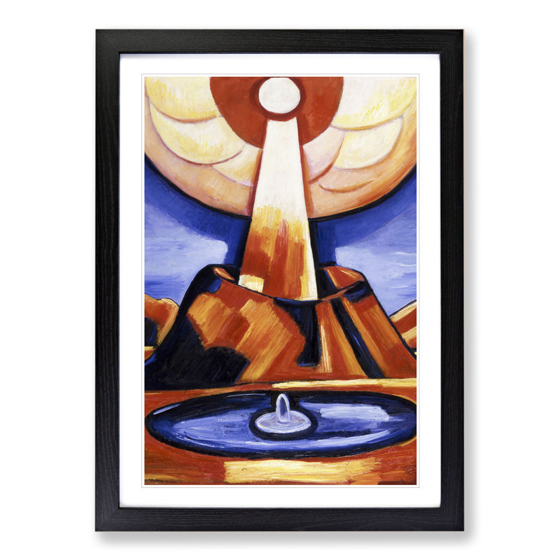Paracelsus by Marsden Hartley - Picture Frame Painting, Black Framed, 65cm H x 48cm W x 2cm D