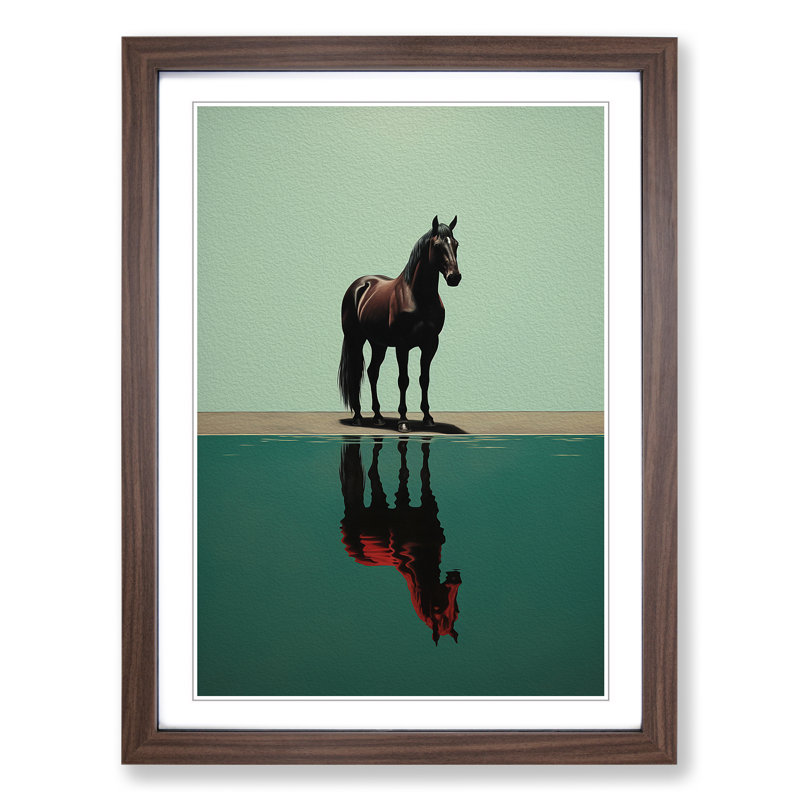 Horse Minimalism No.3 - Framed Print