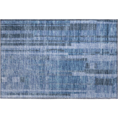 Premium Machine Washable Emerson AMF1063 Striped Rug