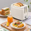 2 Slice Stainless Steel Toaster, LCD Display, Touch Button, 1.13" Wide Slot-106586432