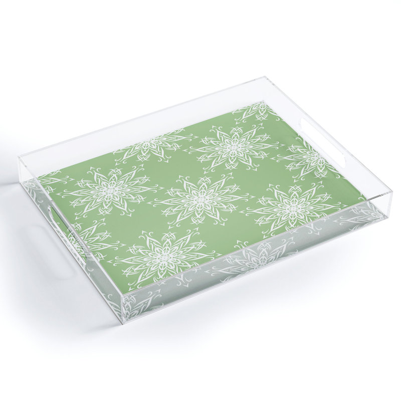 Plateau de table basse Snow Sage, H 1,75 po x l 15,5 po x L 12 po
