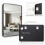 Miroir mural rectangulaire en aluminium-129581773-130096711
