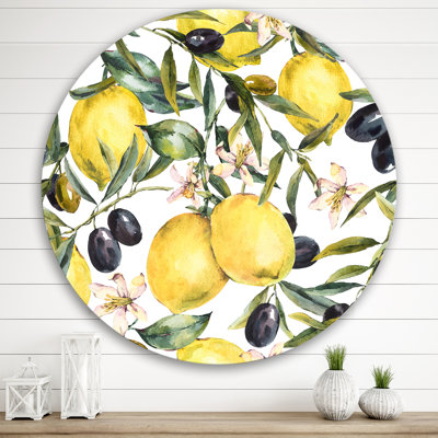 " Lemon And Olive Branches I "