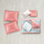 Collection de literie pour lit simple TG avec édredon - imprimé médaillon corail, rembourrage, imprimé corail, microfibre douce, bordure brodée, drap-housse