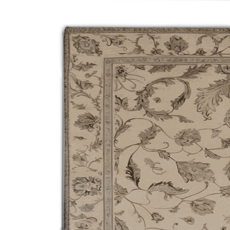 Tapis gris d'intérieur et d'extérieur Tabriz, Rectangle 4pi x 6 pi