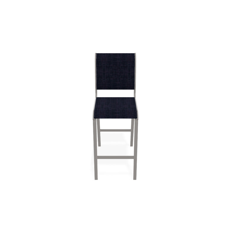 Holna Outdoor Stool, Textured Warm Gray, Momentum Navy