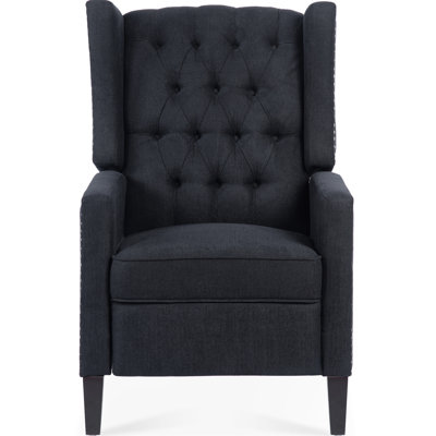 Fauteuil inclinable spacieux avec tissu de saleté et de décoloration de 26,7 po de largeur