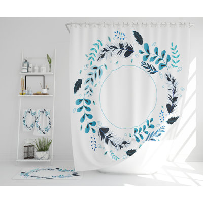 Navor Polyester Shower Curtain Set