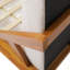 Lit plateforme tapissier Breonca (Grand lit)