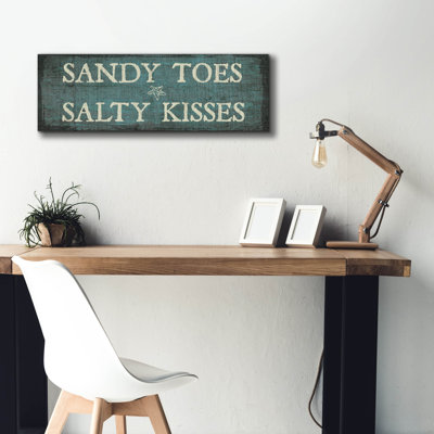 'Sandy Toes' by Erin Clark Canvas Wall Art