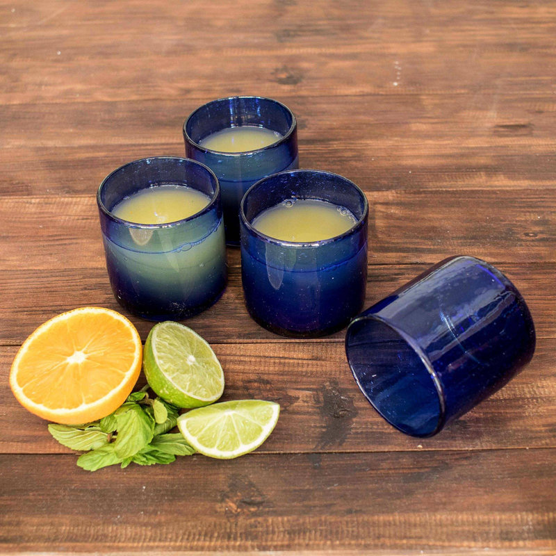 8oz. Handmade Drinking Glass Set