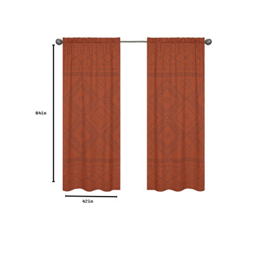 Paire de rideaux transparents avec passe-tringle Azaia