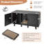 Enceinte pour chat cachée Eccles-892705872