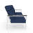 Townsend Metal Outdoor Sofa With Sunbrella Cushion-116233338-116233345