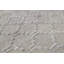 Cotton Geometric Area Rug in Silver