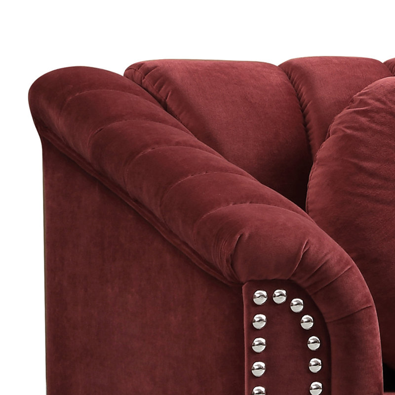 Mikole 37 de large, Velours rouge