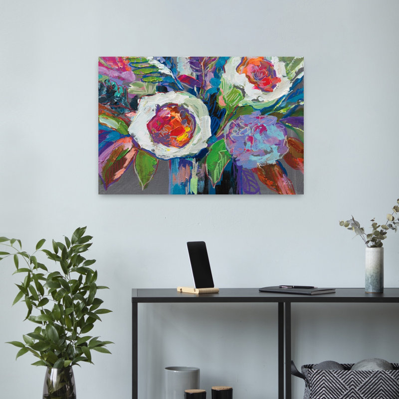Art contemporain contemporain, H 16 po x l 24 po