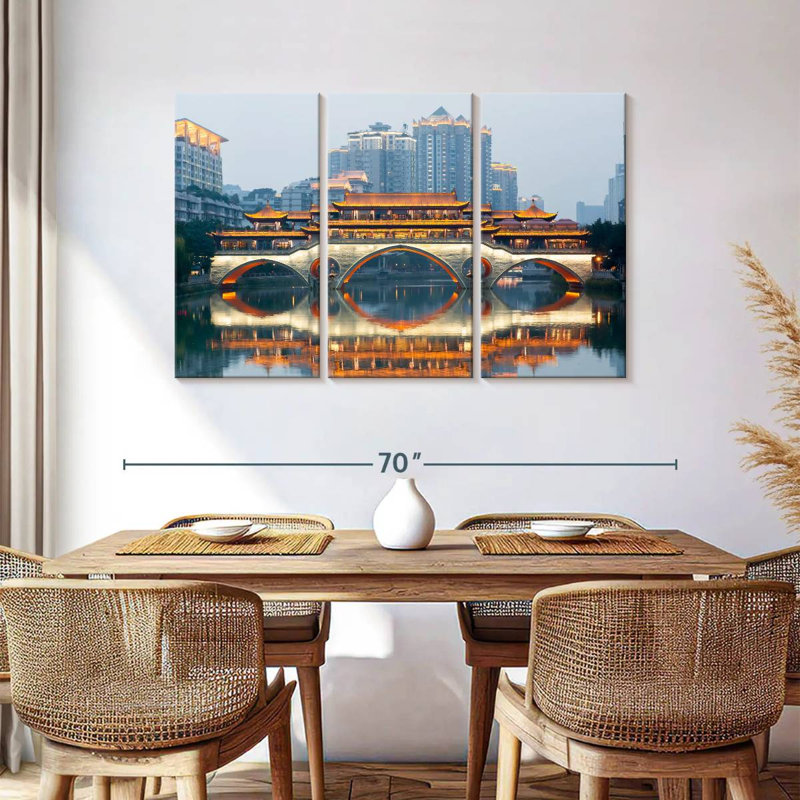 Anshun Bridge Reflection I, 36" H x 57" W