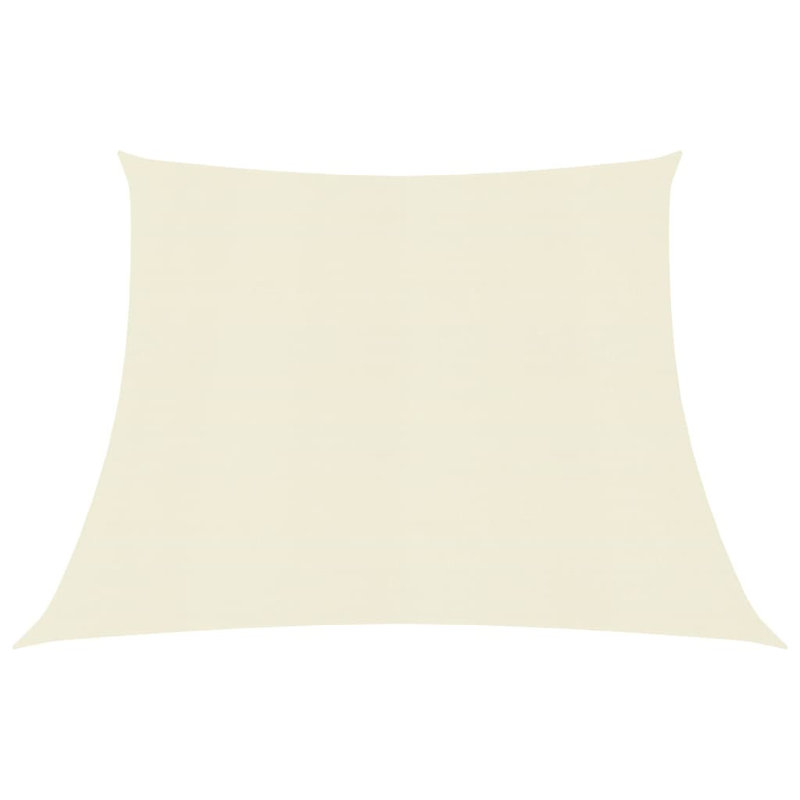 Sinclairville 4m x 3m Trapezium Shade Sail, Cream