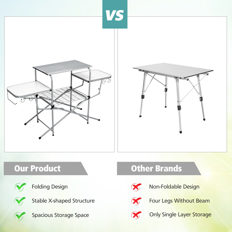 146cm Rectangular Folding Table