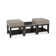 Elements Upholstered Cube Ottoman