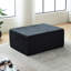 Canapé modulaire profond en velours côtelé avec porte-gobelets, aucun assemblage requis-1200525402