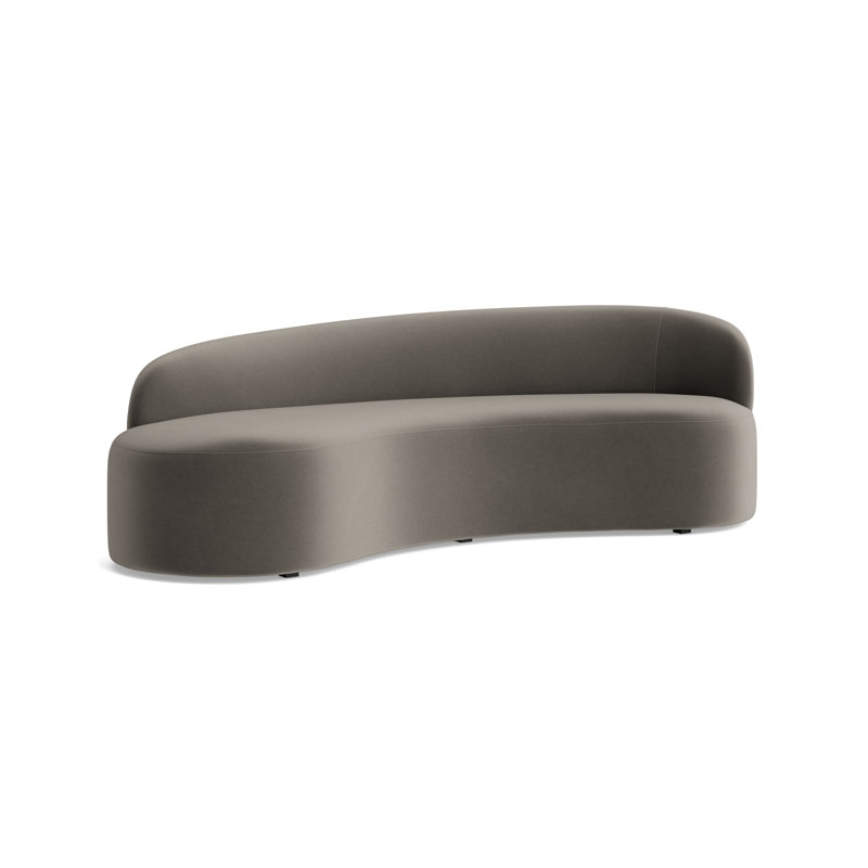 Sofia Right Arm Sofa, Performance Velvet - Graphite