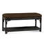 Summer Retreat Wicker Shelf Storage Bench-71425199-86505837