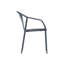 Chaise de patio empilable Aquil-654477318