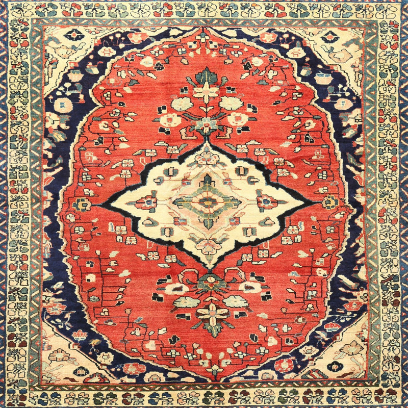 Syliva Oriental Indoor Rug, Square 7'