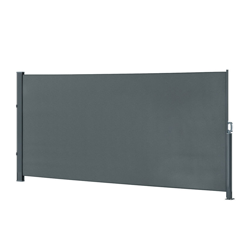 Dakota Fields 3.5cm W x 0.02cm D Anthracite Cover Motorised Retractable Side Awning