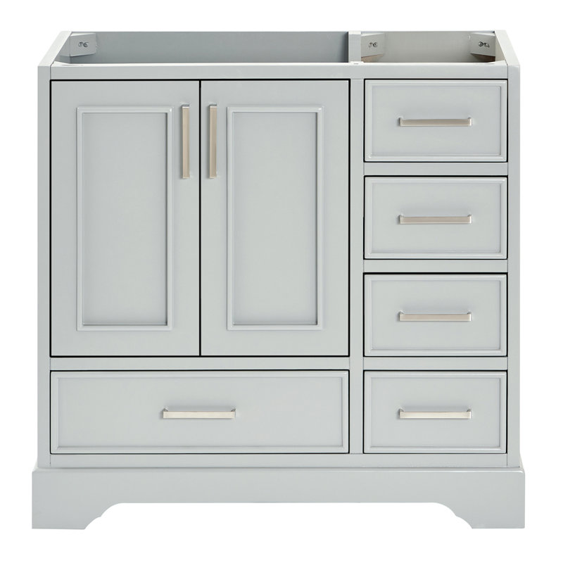 Peightyn 36.75'' Single Bathroom Vanity Base Only, Gray