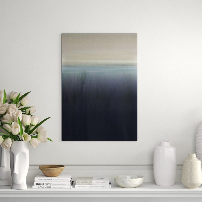 Blue Twilight Painting by James McAllen, Image Brush Gel, 56" H x 40" W