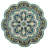 Cementon Handmade Green Floral 100% Wool Tufted Area Rug-550491329