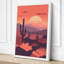 Desert at Sunset Modern - Wrapped Canvas-205557731-205557725