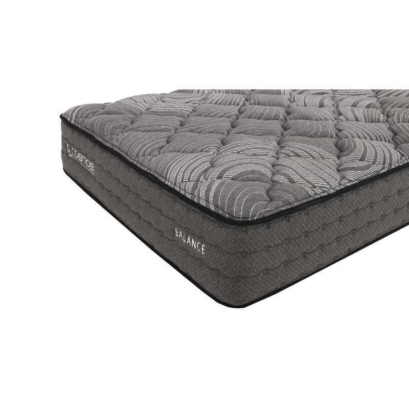 Très grand lit de 12 po avec base en mousse, poche et mousse viscoélastique, couches, lit central à couverture souple, tique de luxe de 380 g / m²