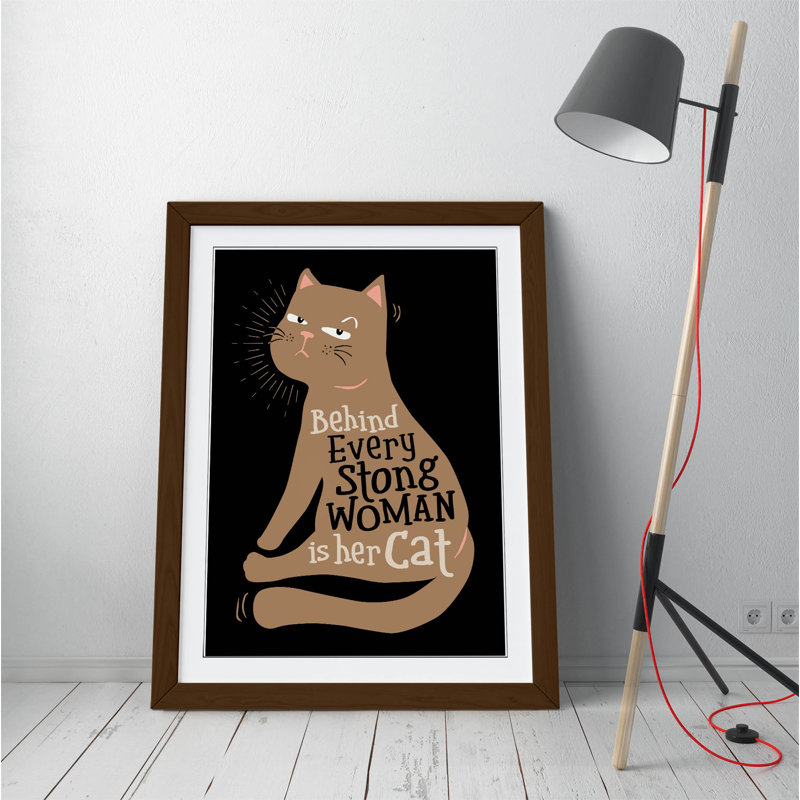 Single Picture Frame Print, 47 cm H x 35 cm W, Walnut