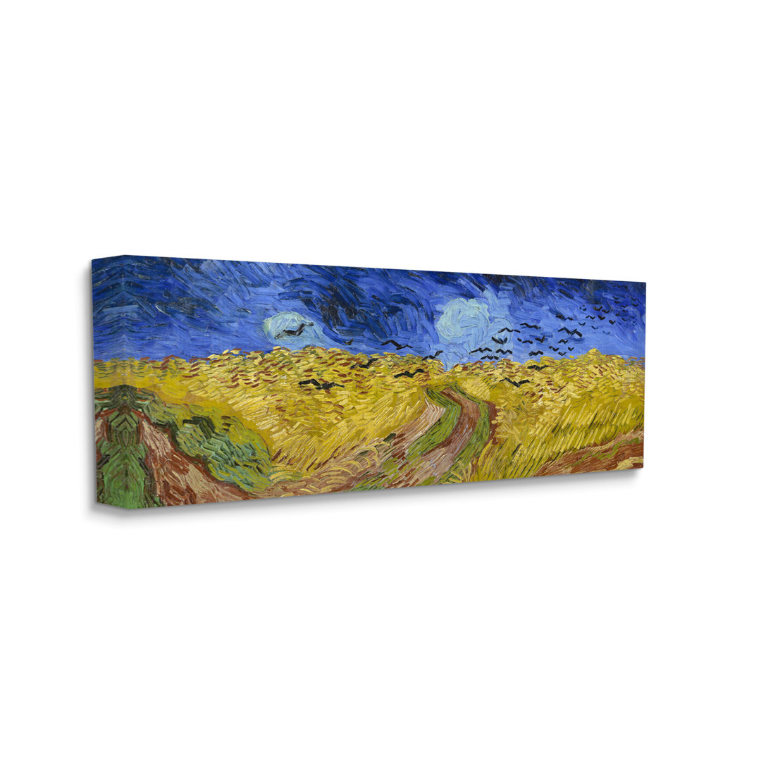 " Wheatfield With Crows Vincent Van Gogh Classic Painting " by One1000paintings Painting Print Stupell Industries