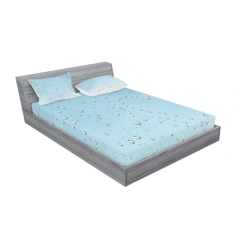 Microfiber Sheet Set, Queen Sheet Set with Fitted Sheet